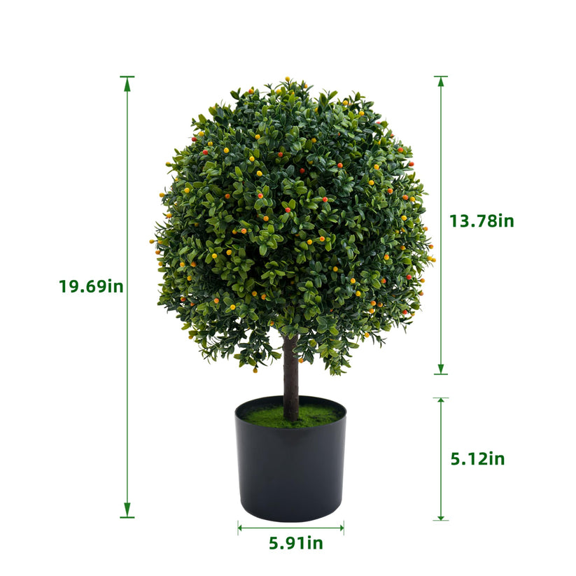 Arbres topiaires artificiels pour jardin terrasse et décoration intérieure